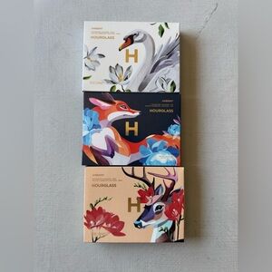 NWT Hourglass Unlocked Swan + Deer + Fox Holiday 2025 LE Collectible Set